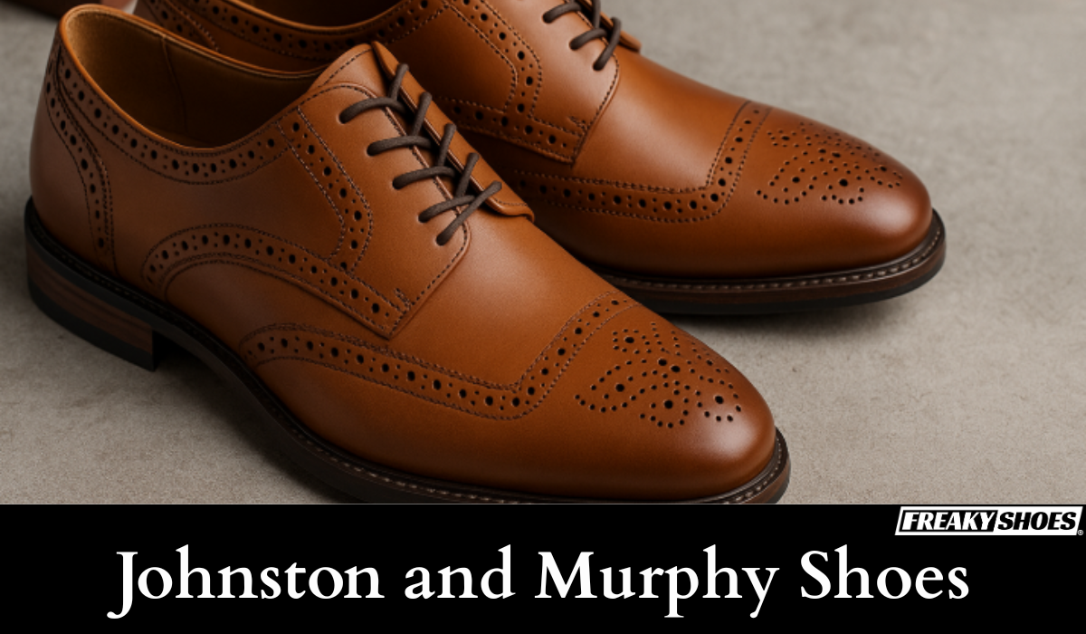 Johnston & Murphy Brown Leather Oxford with Subtle Brogue Johnston & Murphy Men main image 2