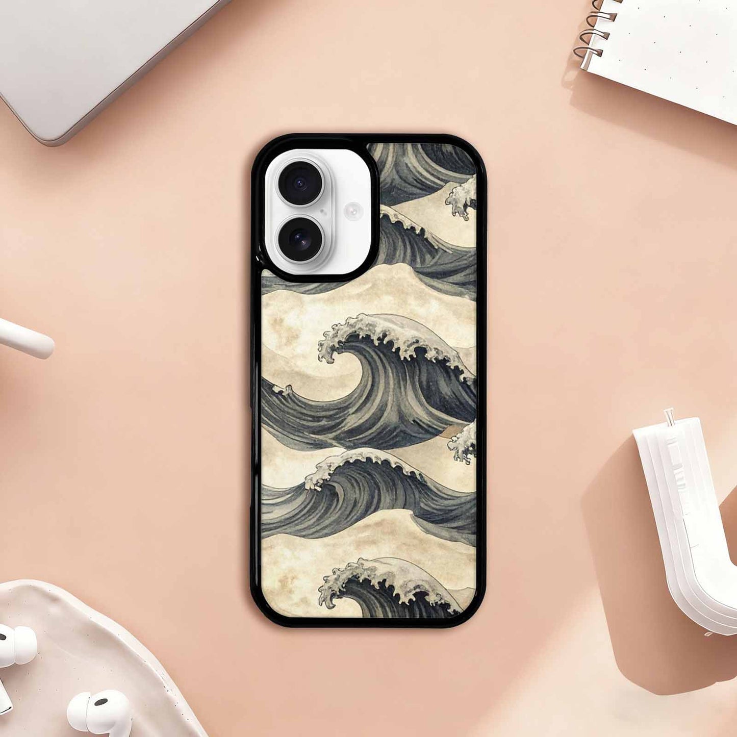 iPhone 17 Case — Vintage Americana Wave Retro Vintage, Custom Art Phone Cover