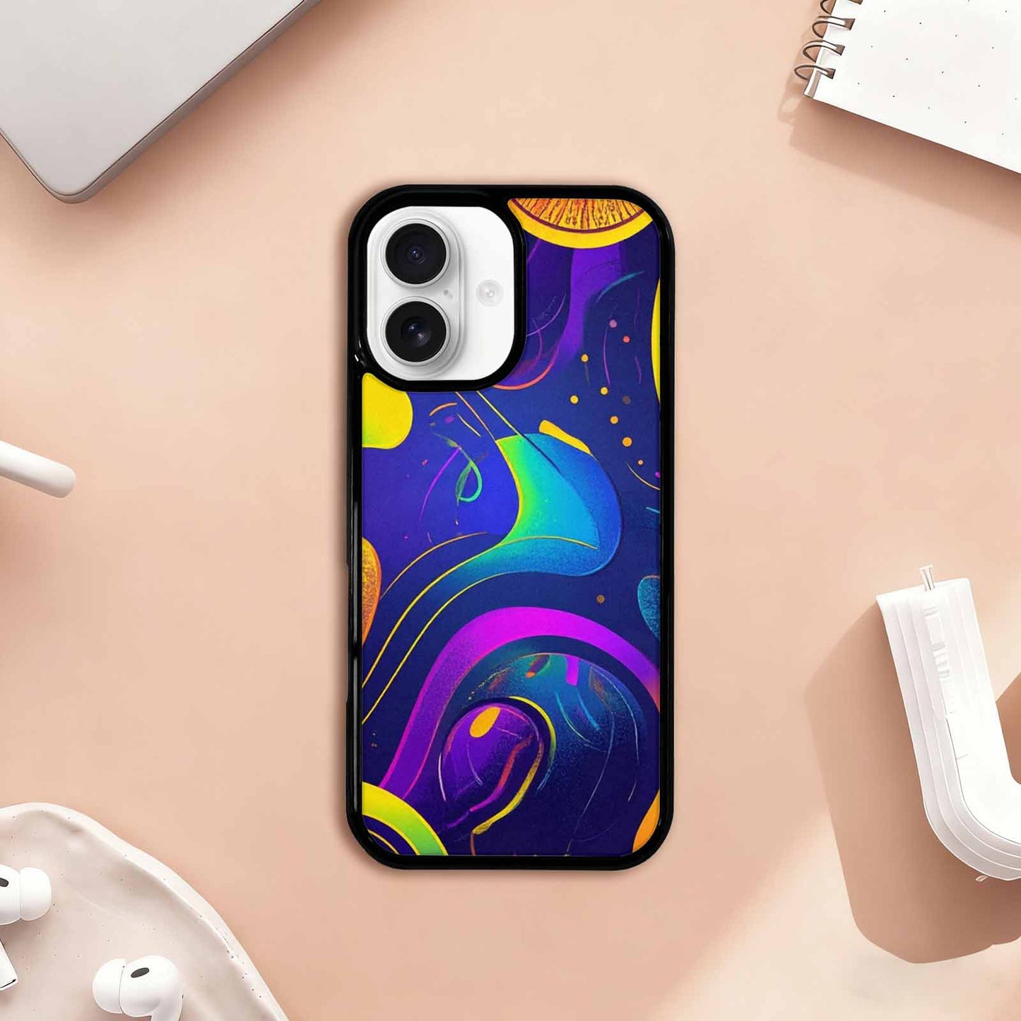 iPhone 17 Case — Disco Cartoon Art Pattern Cartoon Cute, Custom Art Phone Cover