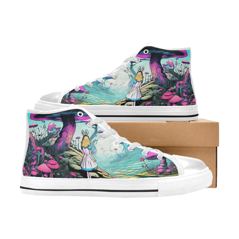MEN'S Fantasy Art 2 Men’S High Top Canvas Vibrant Chaos Shoes
