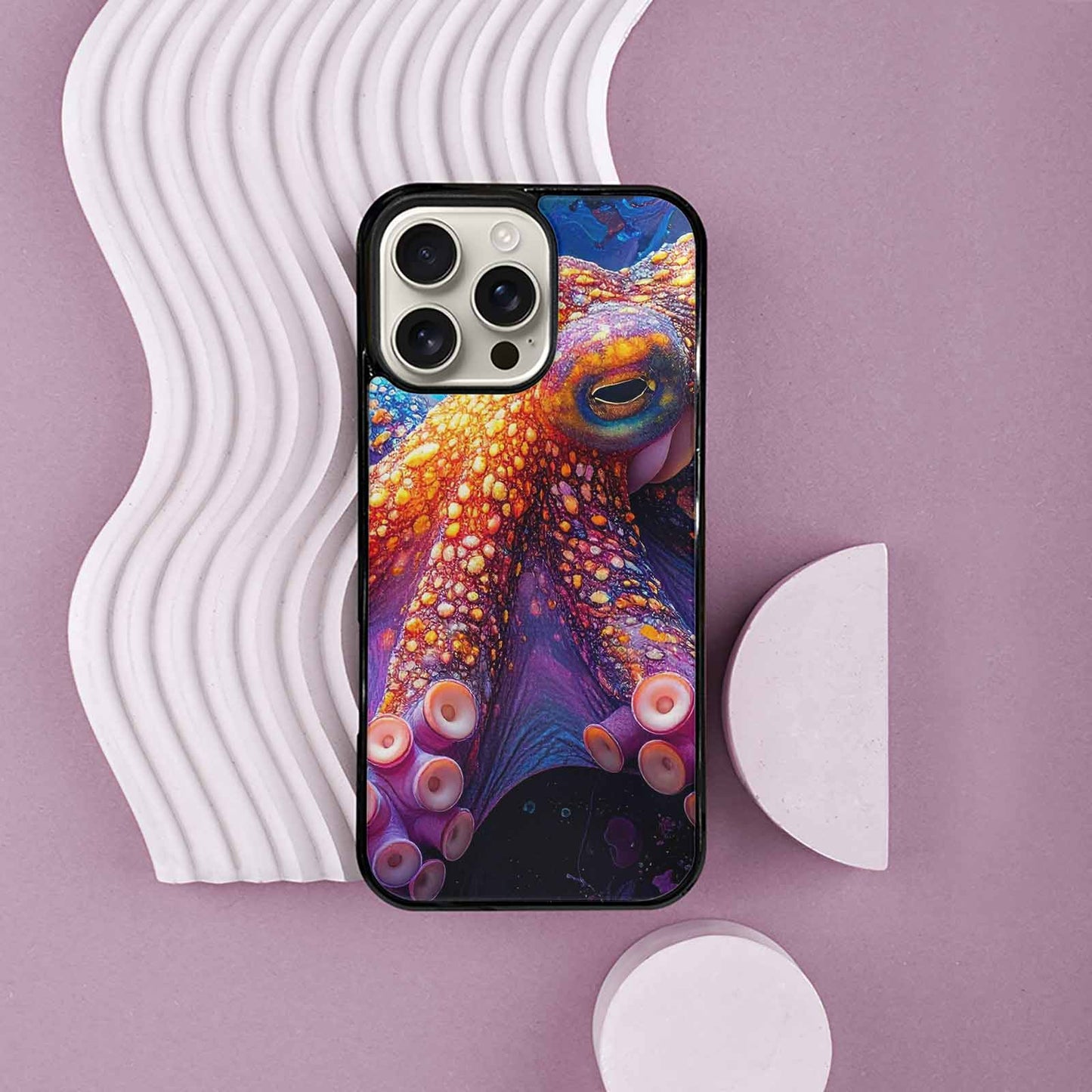 iPhone 16 Pro Max Case — Octopus Tentacle Octopus Tentacle Pattern Hundreds, Custom Print Case Cover