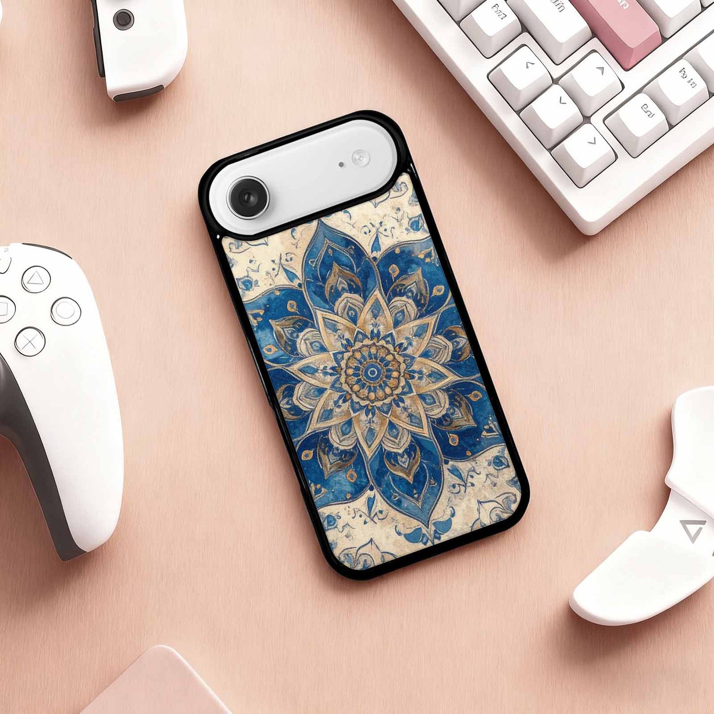 iPhone 17 Air Case — Small Mandala Pattern Randomly Varying Floral, Personalized Phone Case