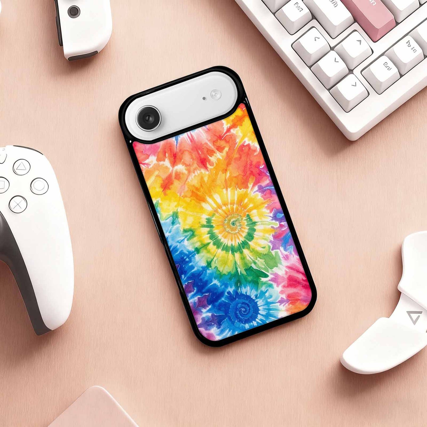 iPhone 17 Air Case — Small Tie Dye Swirl Pattern Tie, Custom Print Case Cover
