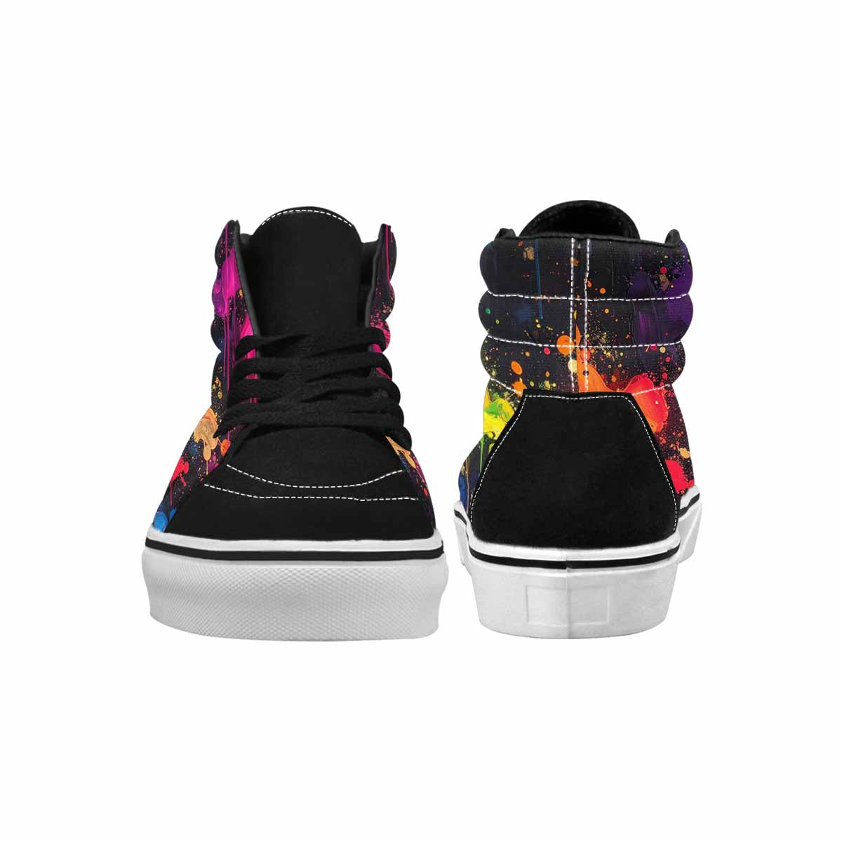 WOMEN'S Paint Splatter High Top Canvas Aesthetic Sneakers