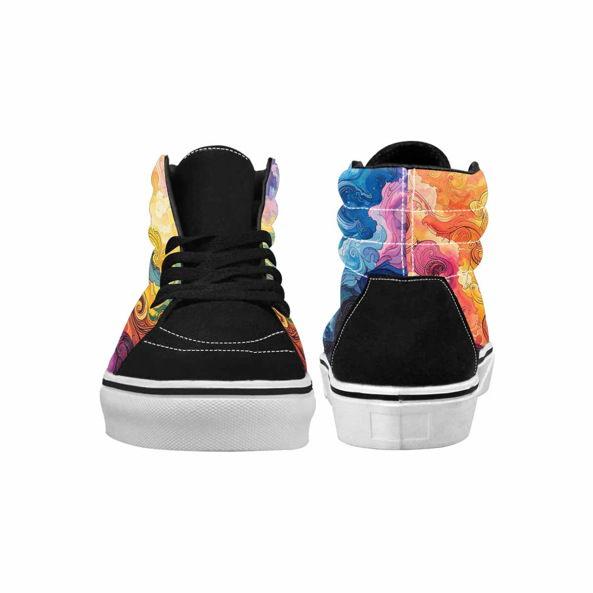 MEN'S Tie High Top Canvas Vivid Sneakers