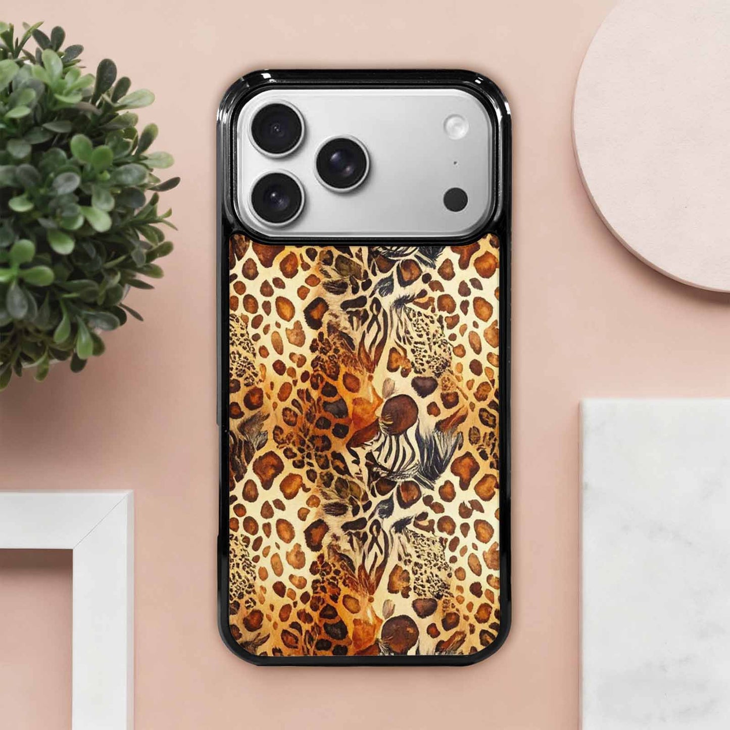 iPhone 17 Pro Max Case — Small Animal Print Pattern, Animal Print, Unique Phone Case Design