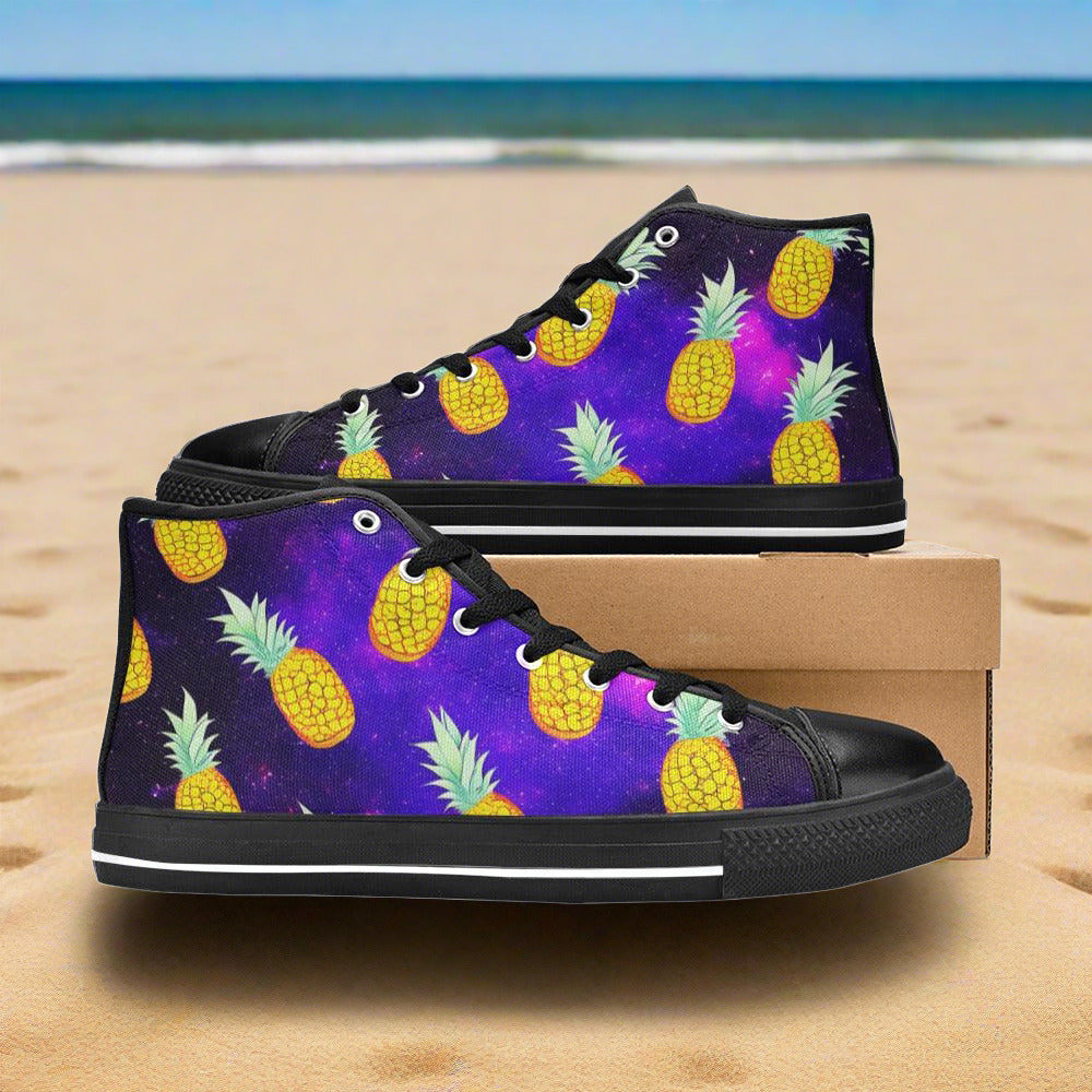 Cherry Blossom Earthy Brown Wearable WOMEN Bold Art - Freaky Shoes | Custom Art Sneakers