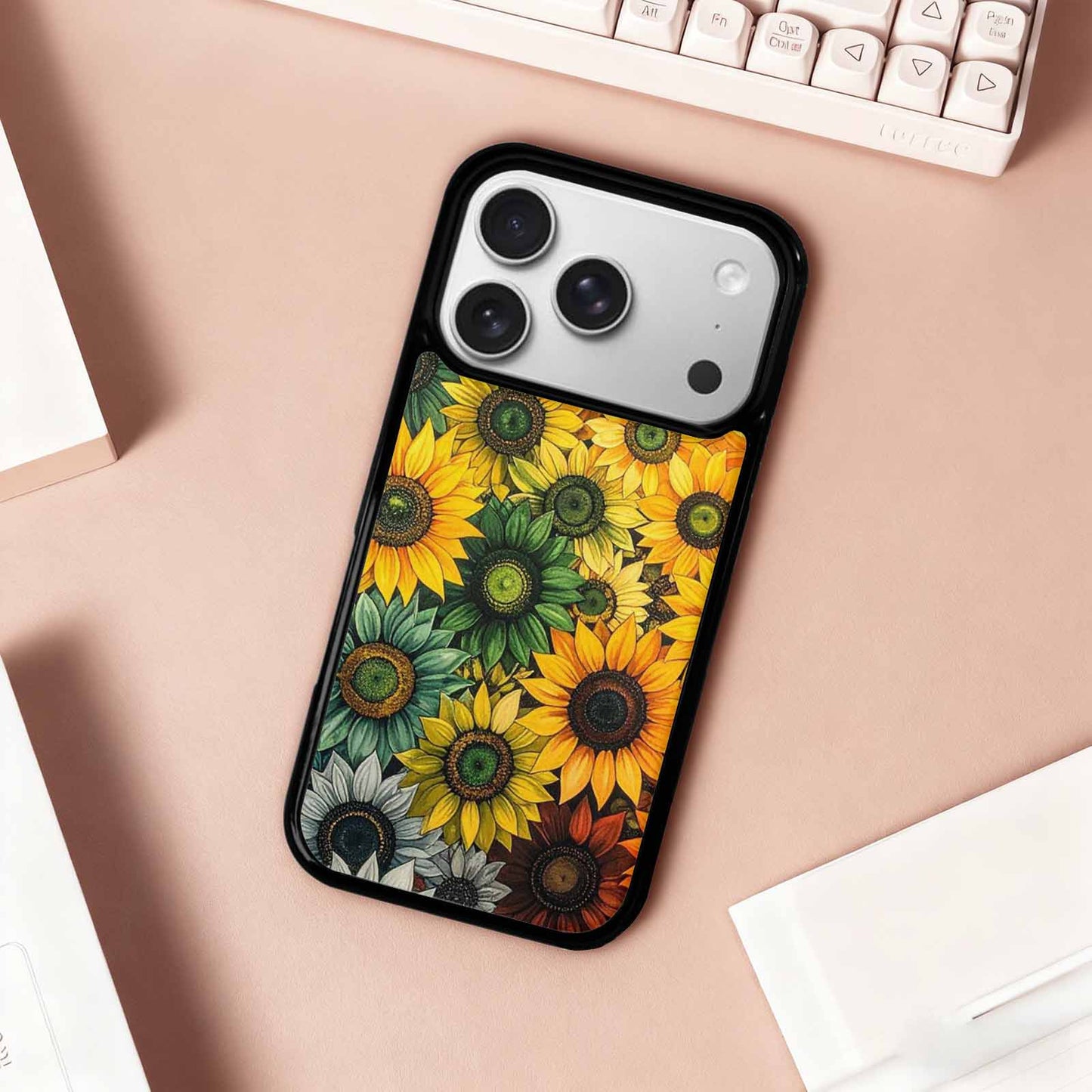 iPhone 17 Pro Case — Blend Melt Them Together Small Floral, Custom Printed Phone Case