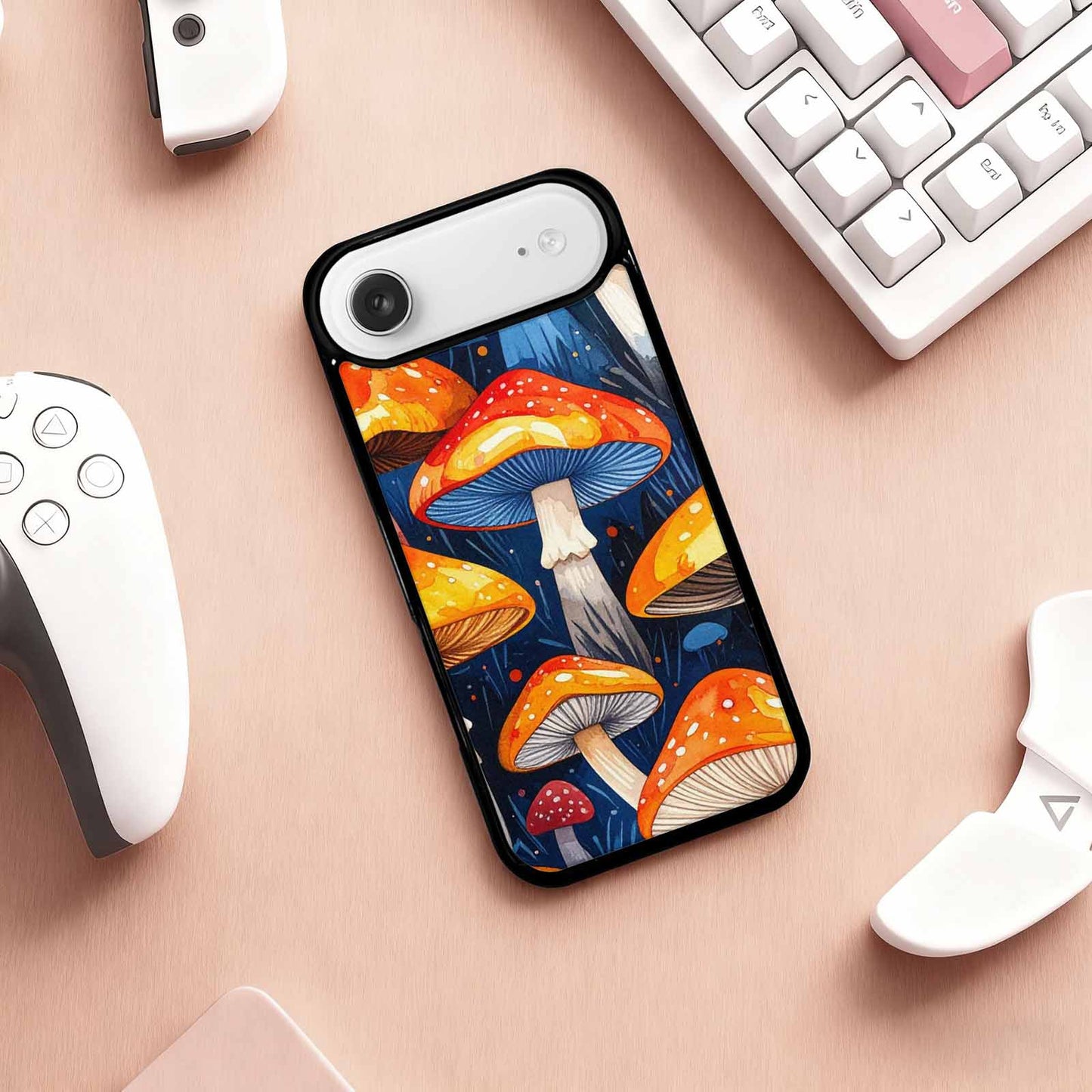 iPhone 17 Air Case — Vivid Winter Mushroom Seamless Cartoon Cute, Custom Designed Case Cover
