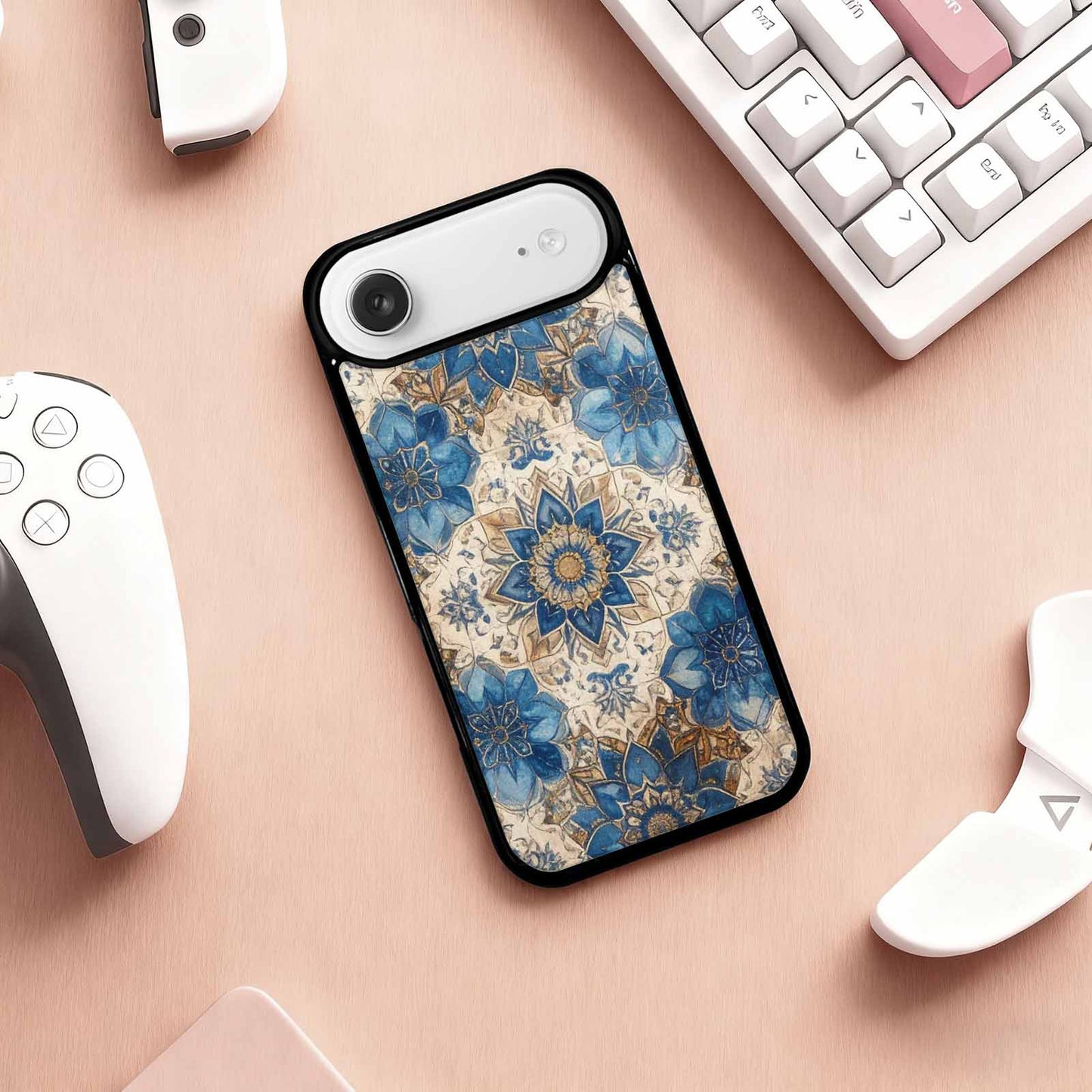 iPhone 17 Air Case — Small Mandala Pattern Randomly Varying Floral, Customized Protective Case