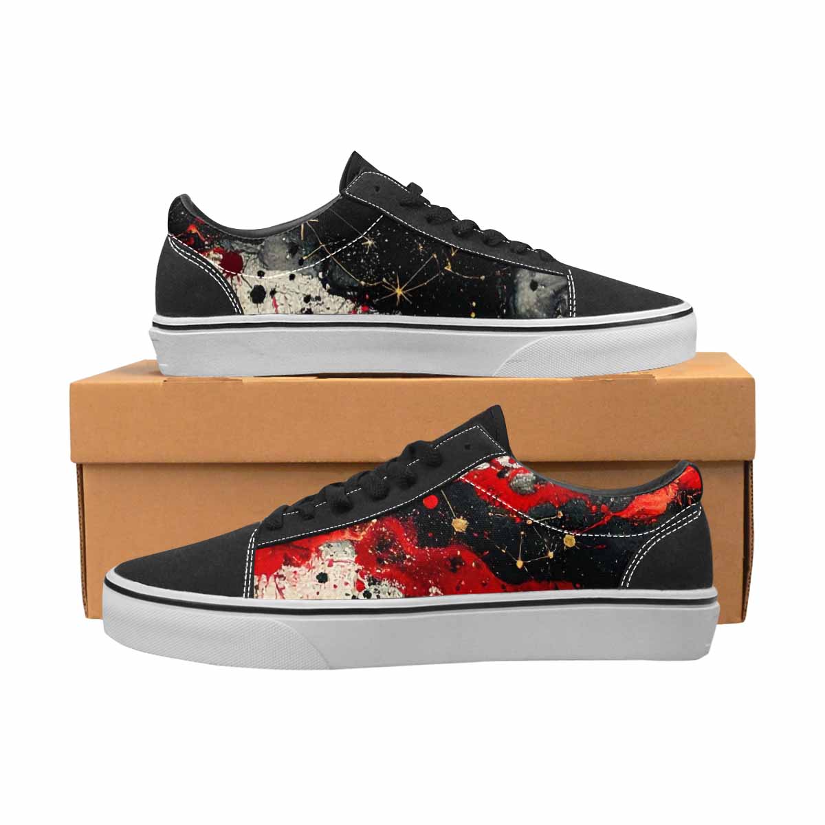 WOMEN'S Zodiac Constellation Lace-Up Canvas Dreamlike Shoes