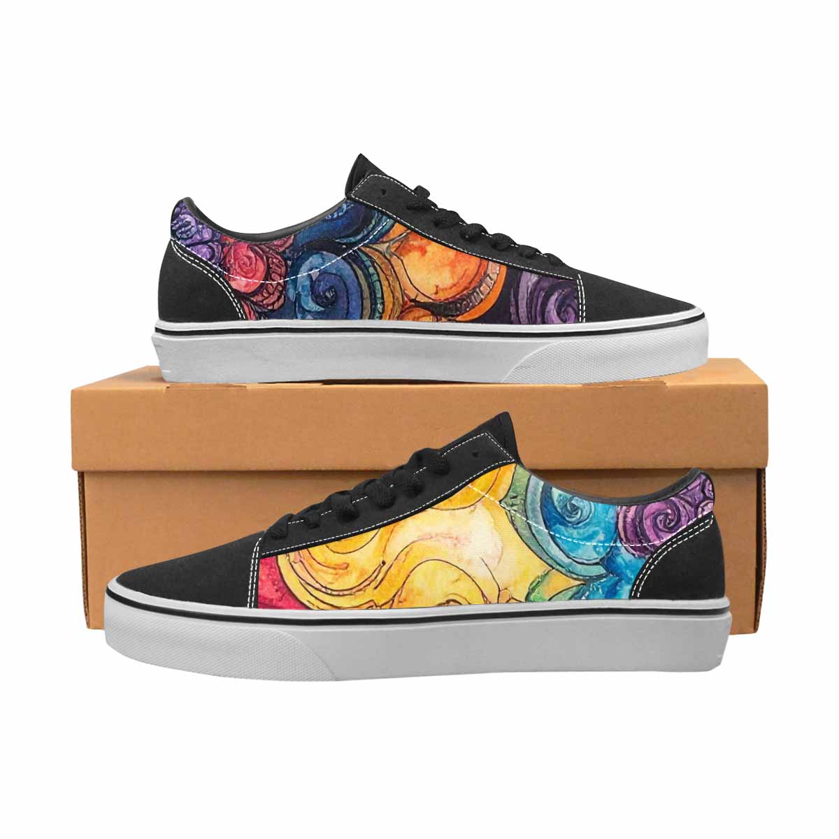 WOMEN'S Tie Lace-Up Canvas Dreamlike Custom Shoes