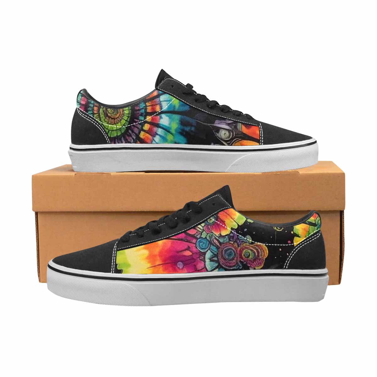 WOMEN'S Tie Lace-Up Canvas Aesthetic Custom Shoes