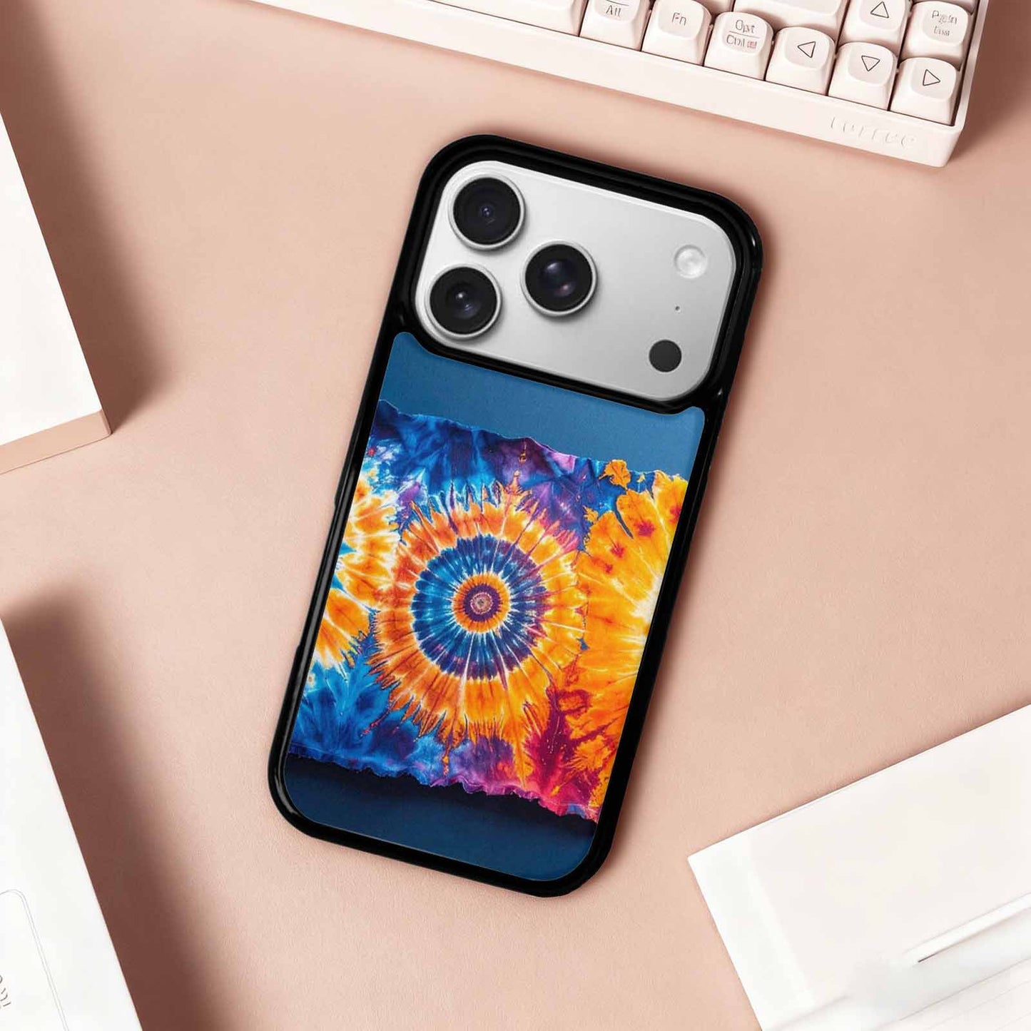 iPhone 17 Pro Case — Tie Dye Mixed Style Custom Tie, Custom Art Phone Cover