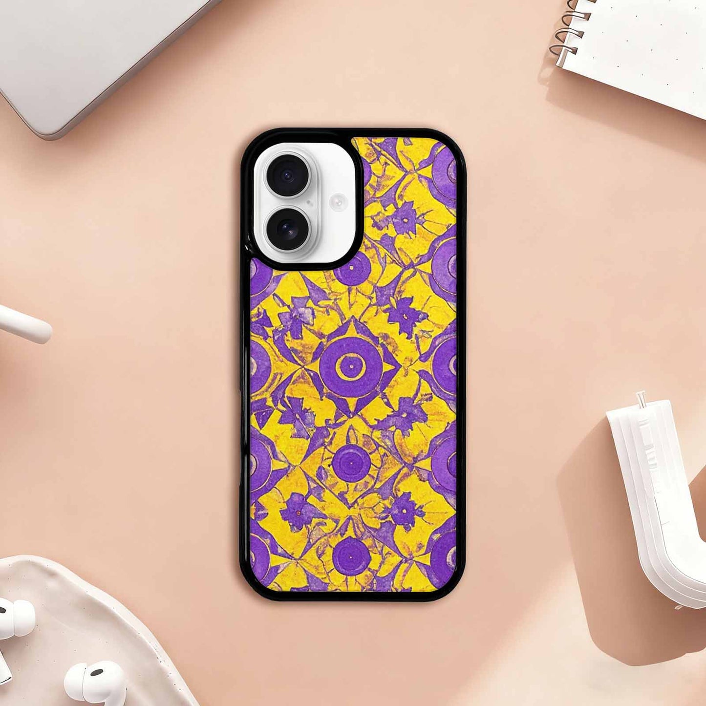iPhone 17 Case — Intersex Flag Color Theme Small Rainbow, Custom Phone Case