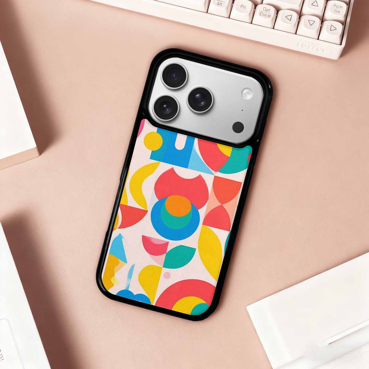 iPhone 17 Pro Case — Mod Cartoon Art Pattern Cartoon Cute, Custom Designed Case Cover
