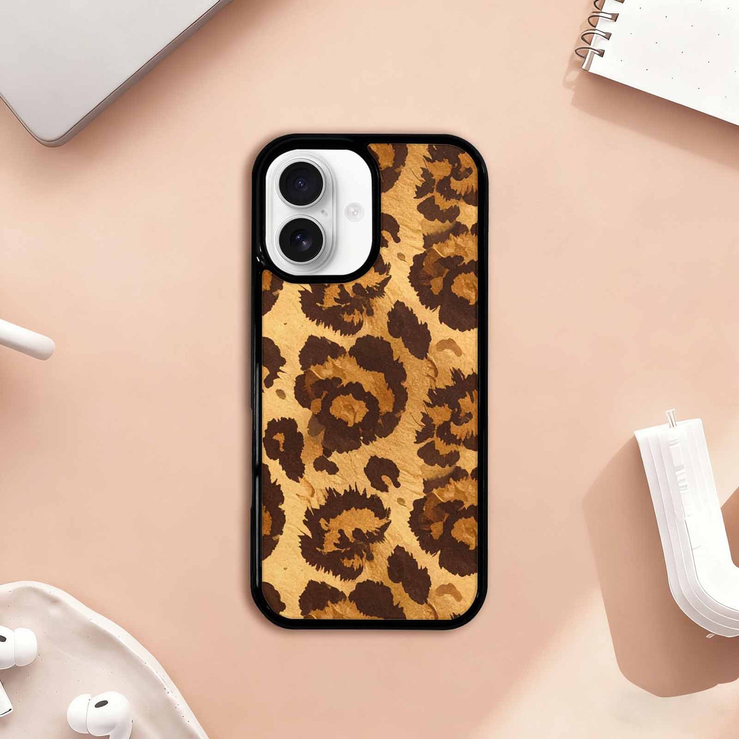 iPhone 17 Case — Classic Leopard Print, Warm Animal Print, Custom Phone Case