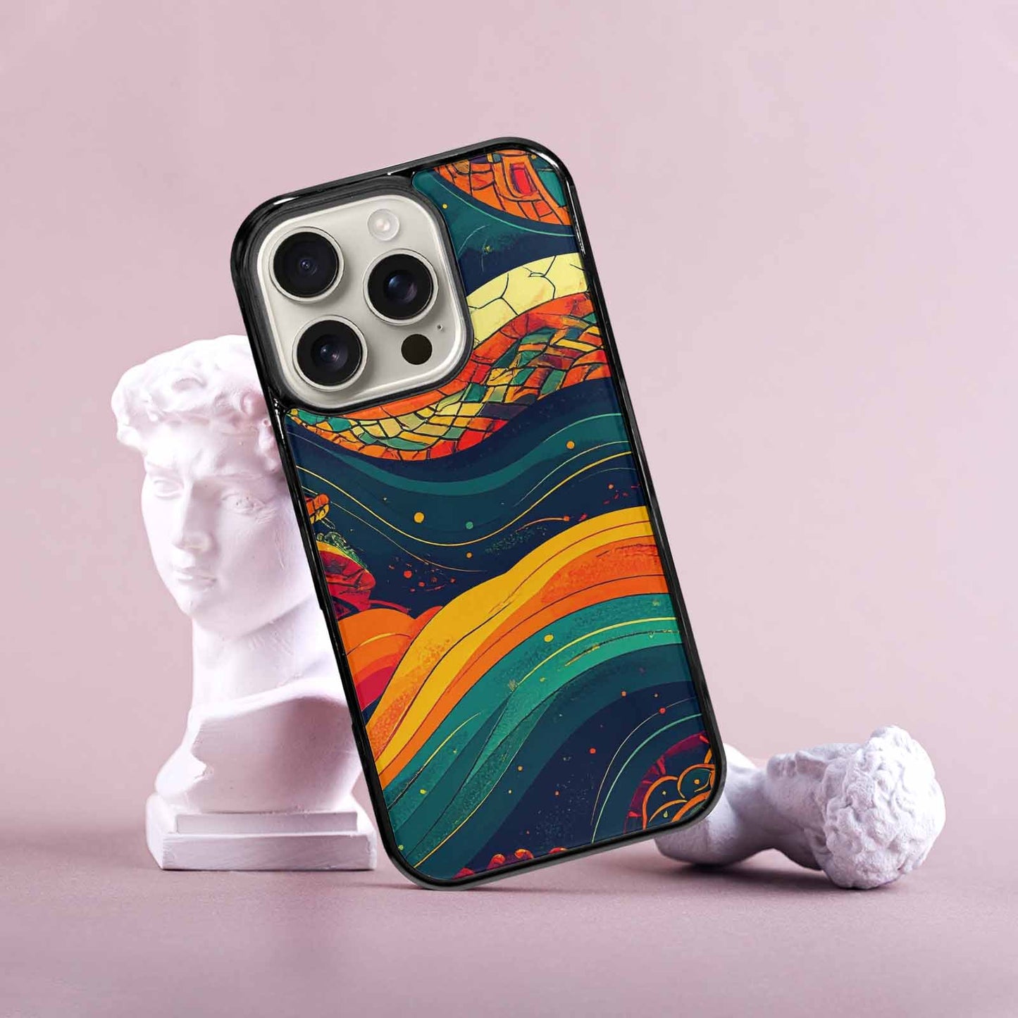 iPhone 16 Pro Case — Hippie Serpent Pulse, Custom Print Case Cover