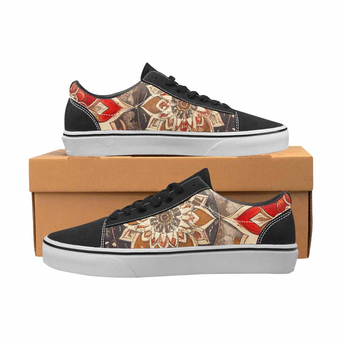 MEN'S Mandala Canvas Lace-Up Cottagecore Shoes