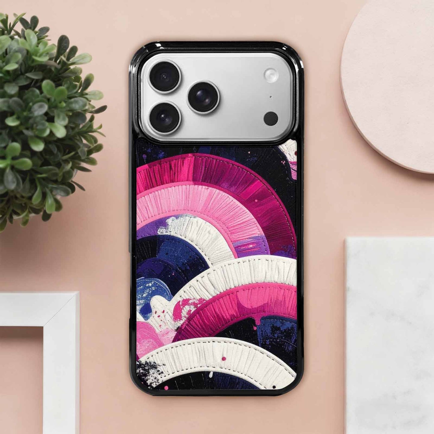 iPhone 17 Pro Max Case — Vivid Camo Genderfluid Camo, Custom Designed Case Cover
