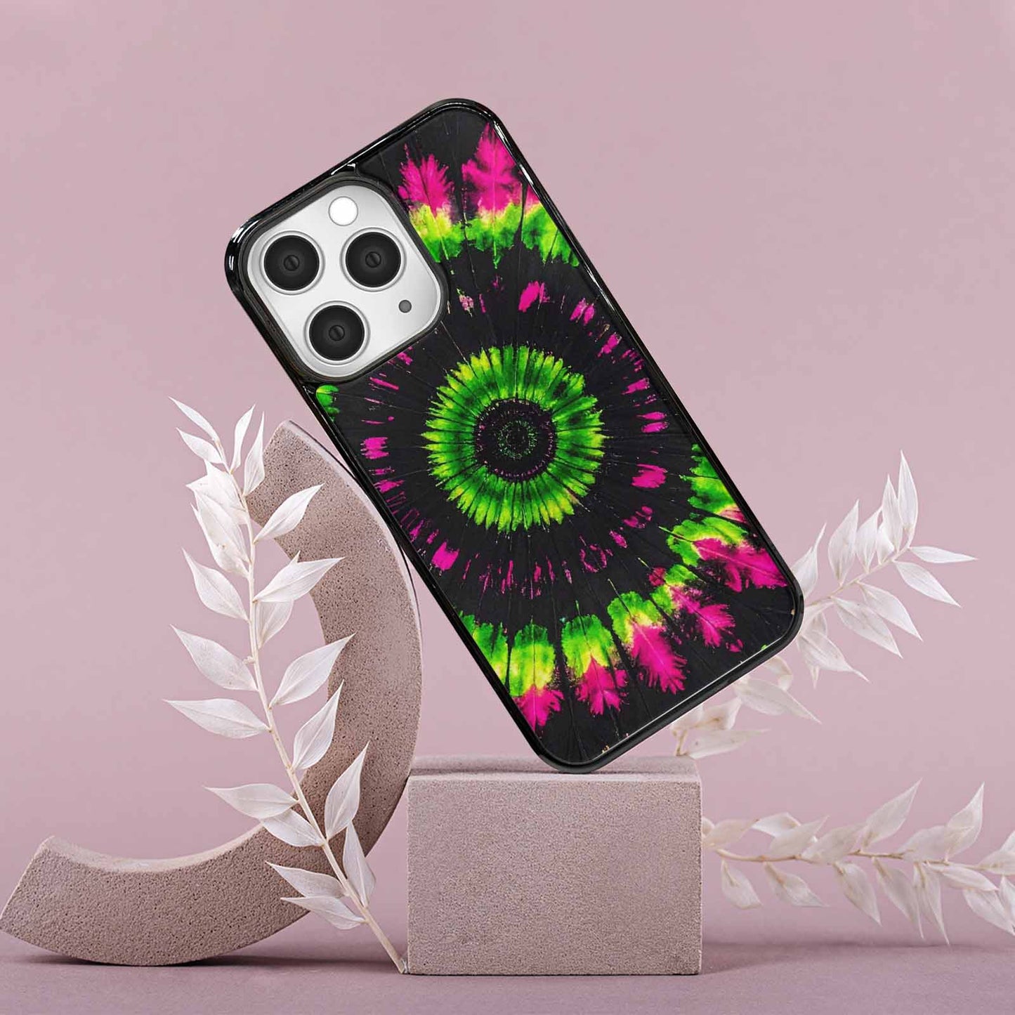 iPhone 15 Pro Max Case — Acid Wash Tie Dye Pattern High, Custom Designed Case Cover
