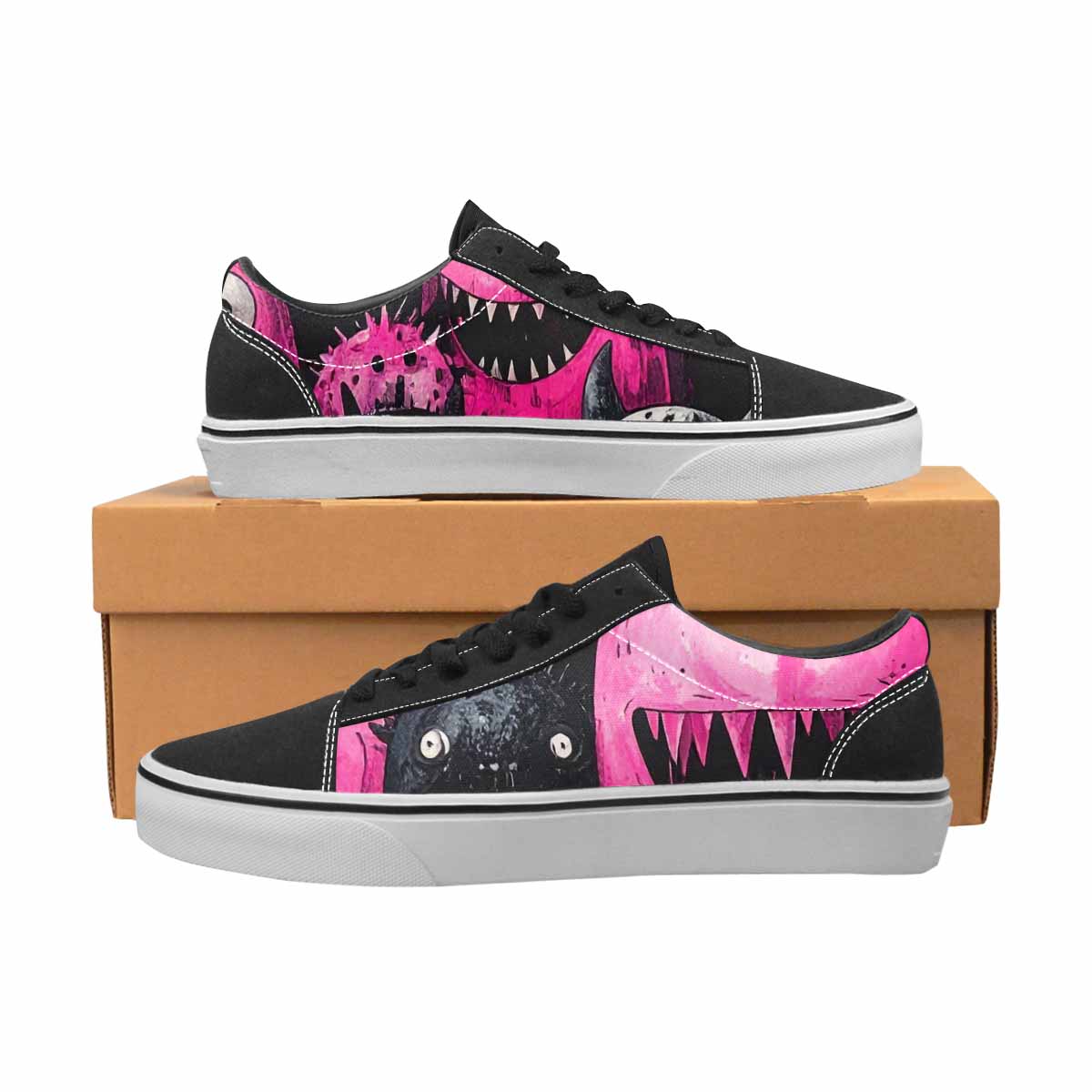 WOMEN'S Monsters (general) Lace-Up Canvas Y2K Shoes