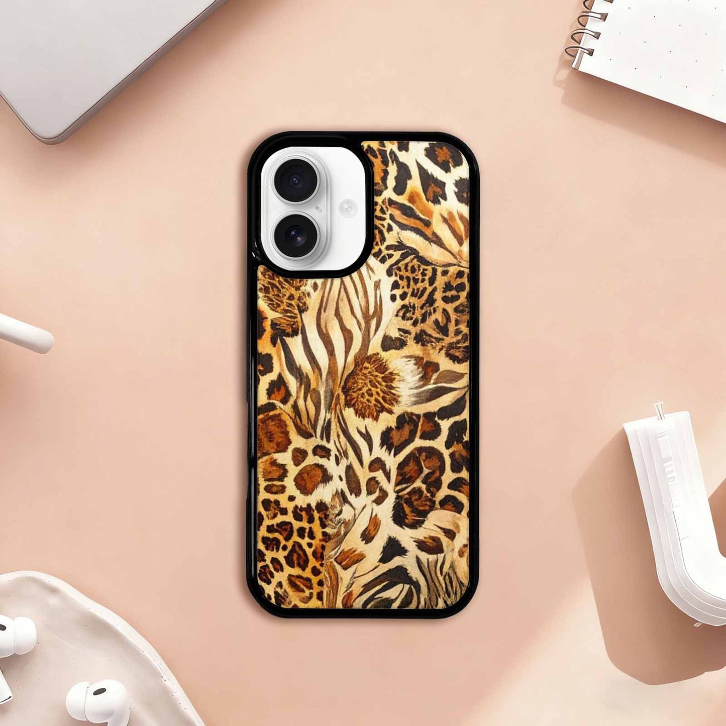 iPhone 17 Case — Small Animal Print Pattern, Animal Print, Custom Print Case Cover