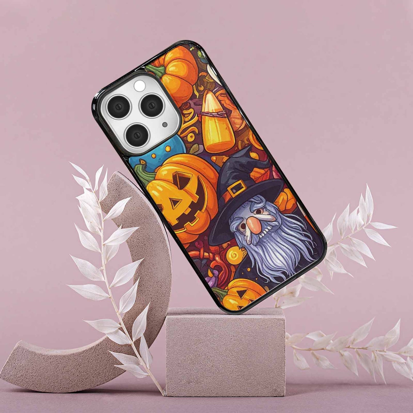 iPhone 15 Pro Max Case — Halloween Art Print Edge To Edge, Custom Art Phone Cover