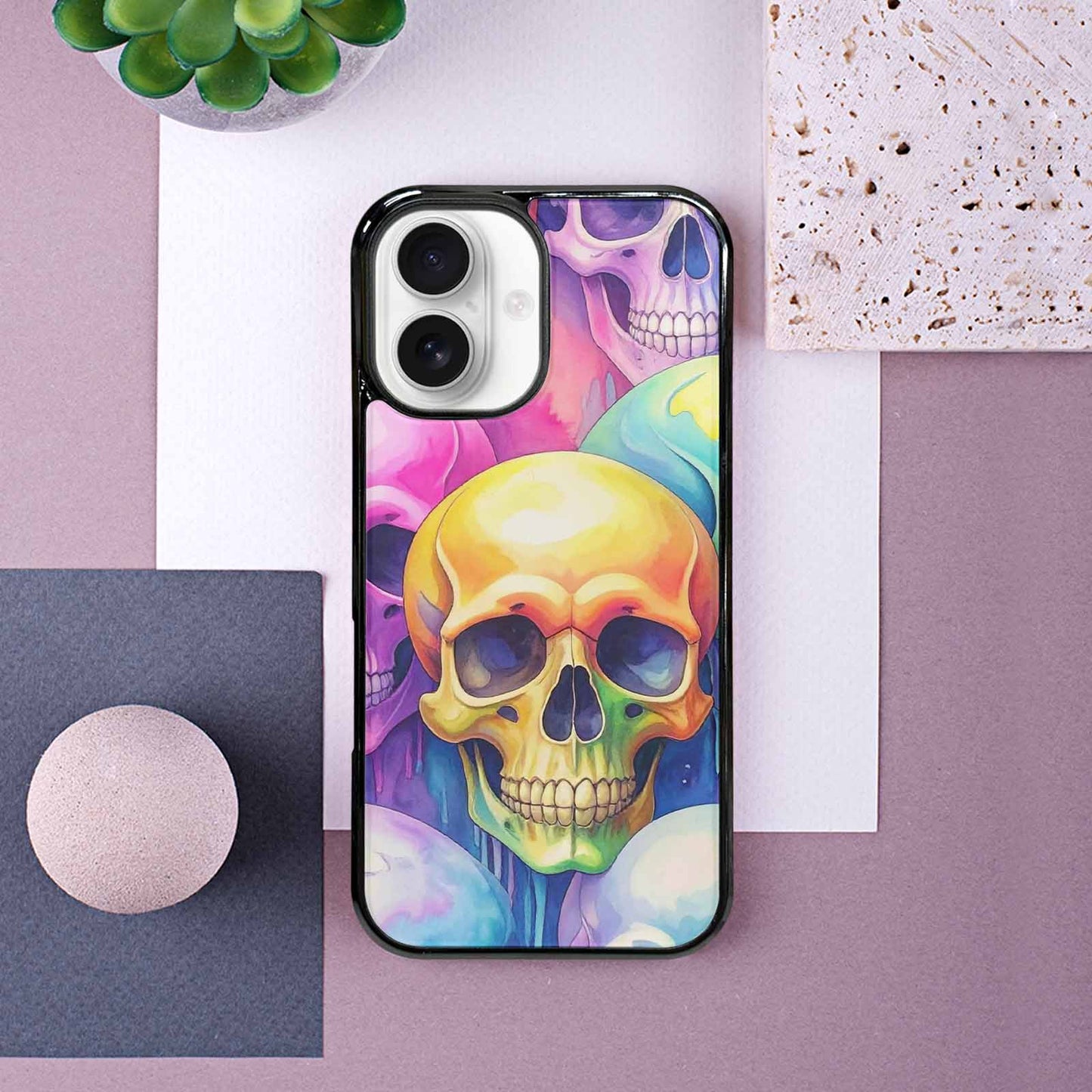 iPhone 16 Case — Hundreds Of Seamless Repeating Pattern Of, Unique Phone Case Design