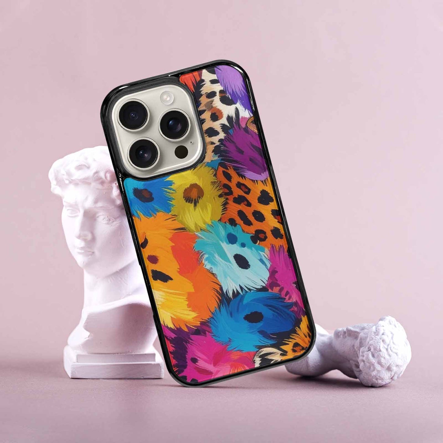 iPhone 16 Pro Case — Full Color Vibrantanimal Print A, Unique Phone Case Design