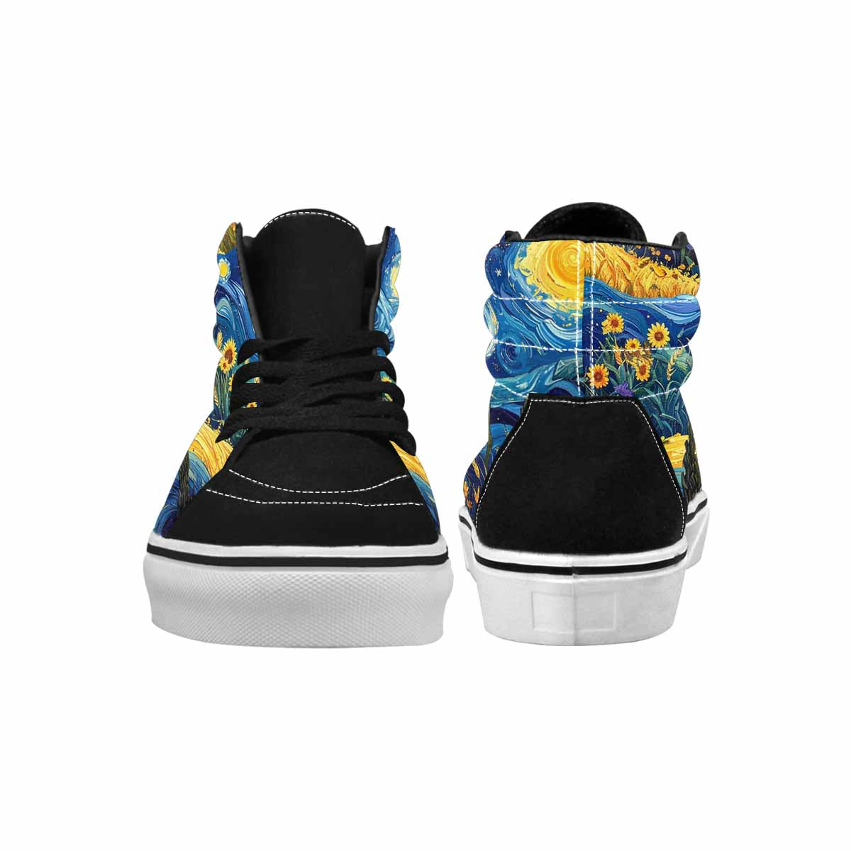WOMEN'S Blend All Versions High Top Canvas Grunge Sneakers