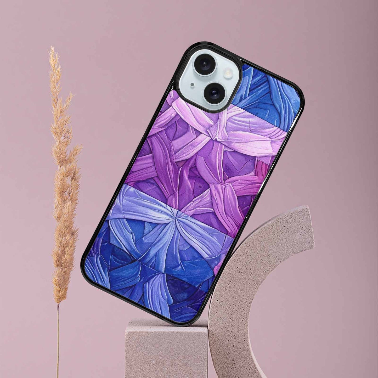 iPhone 15 Plus Case — Bisexual Flag Color Theme Small Rainbow, Custom Designed Case Cover
