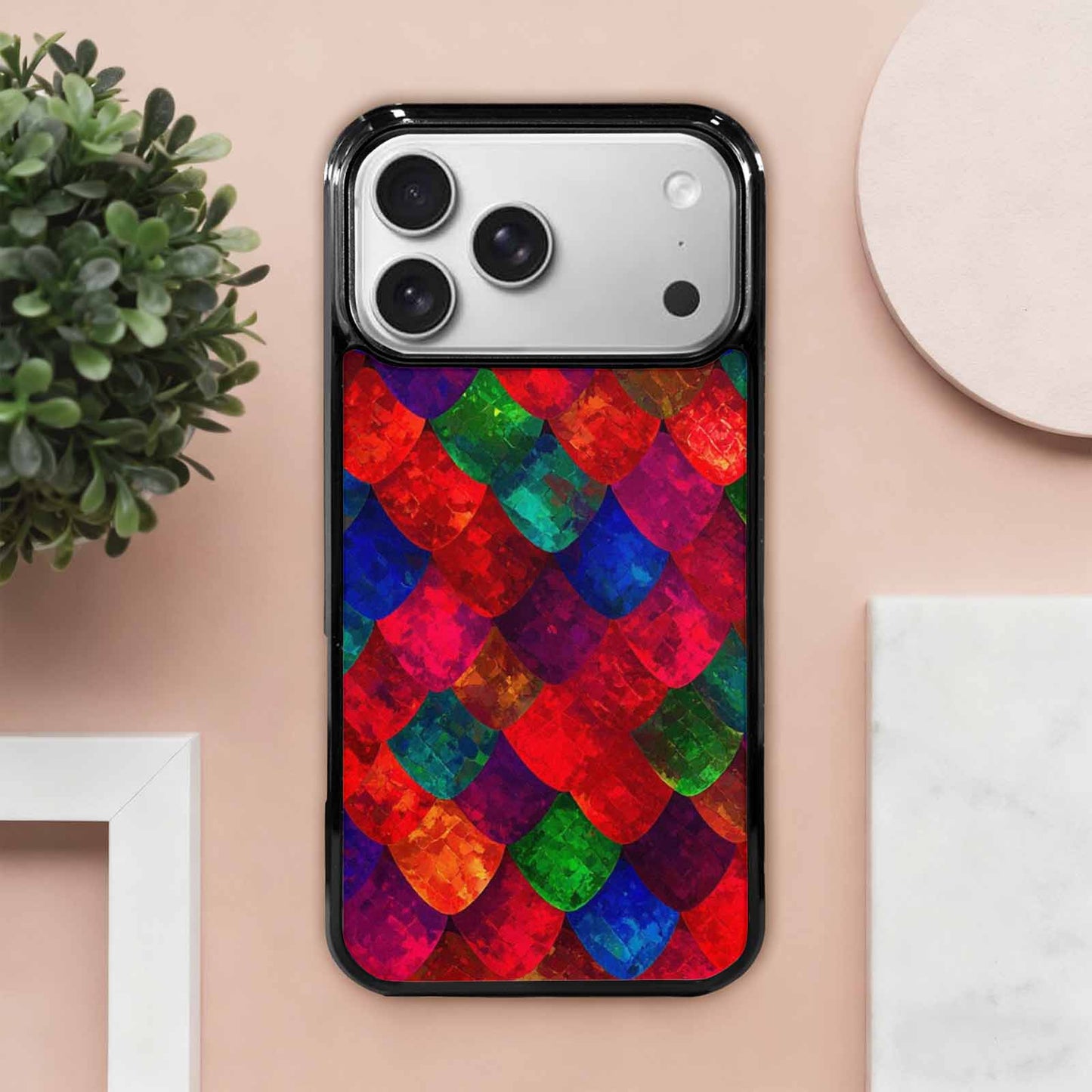 iPhone 17 Pro Max Case — Snake Print Dark Seamless Animal Print, Custom Phone Case