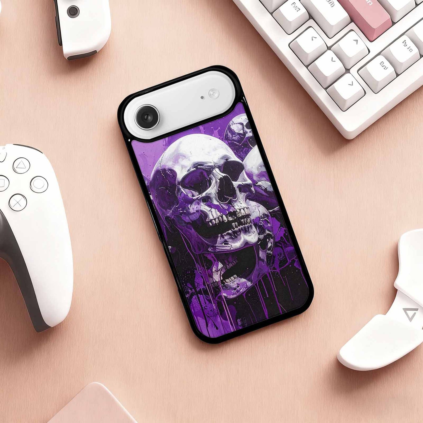 iPhone 17 Air Case — Skull Dark Art Gothic Print Gothic, Personalized Phone Case