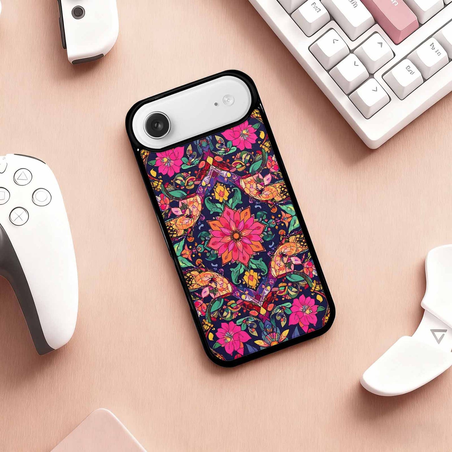 iPhone 17 Air Case — Snakes Print Floral Seamless Pattern Floral, Custom Designed Case Cover