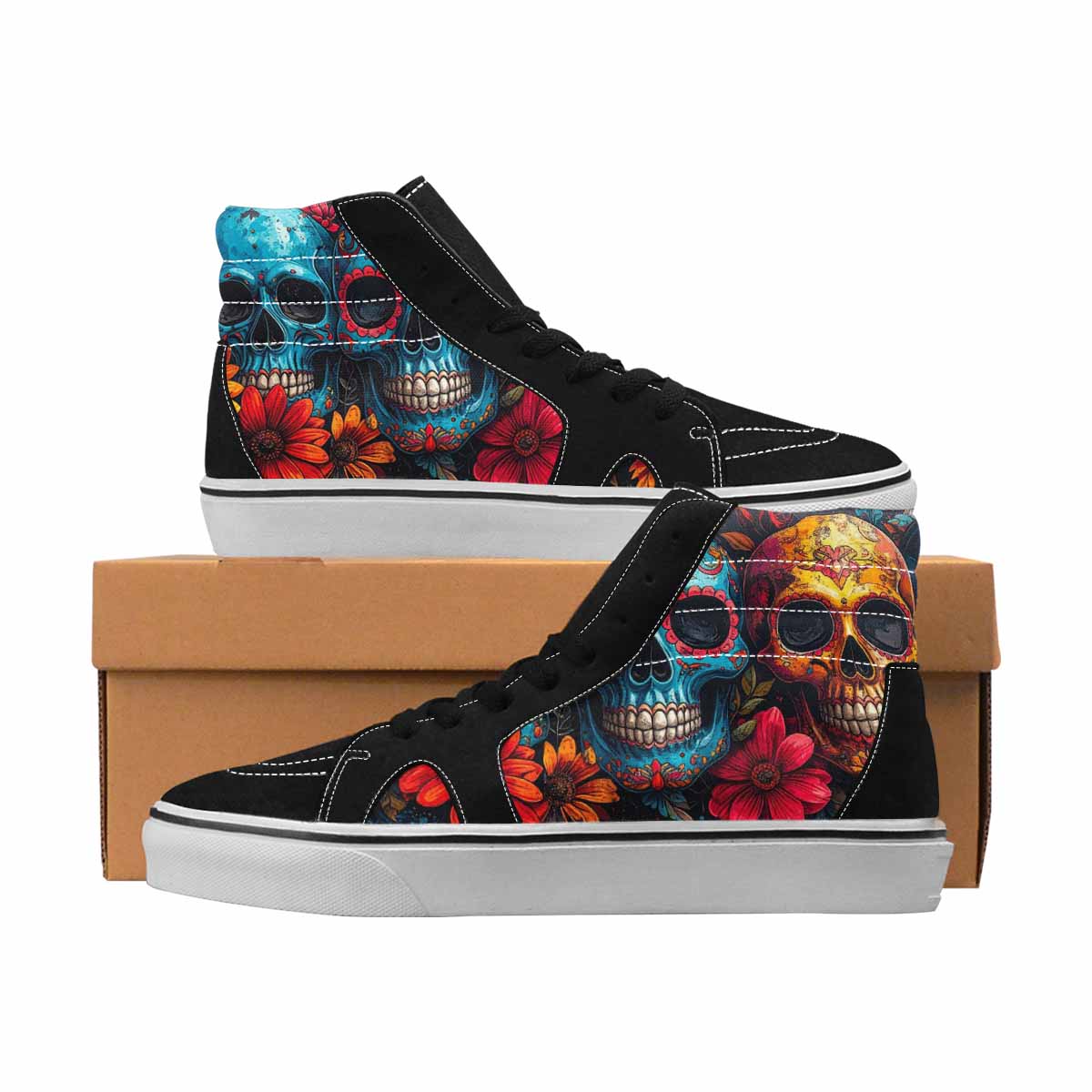 MEN'S Vibrant Skull Pattern 13 Ferion
