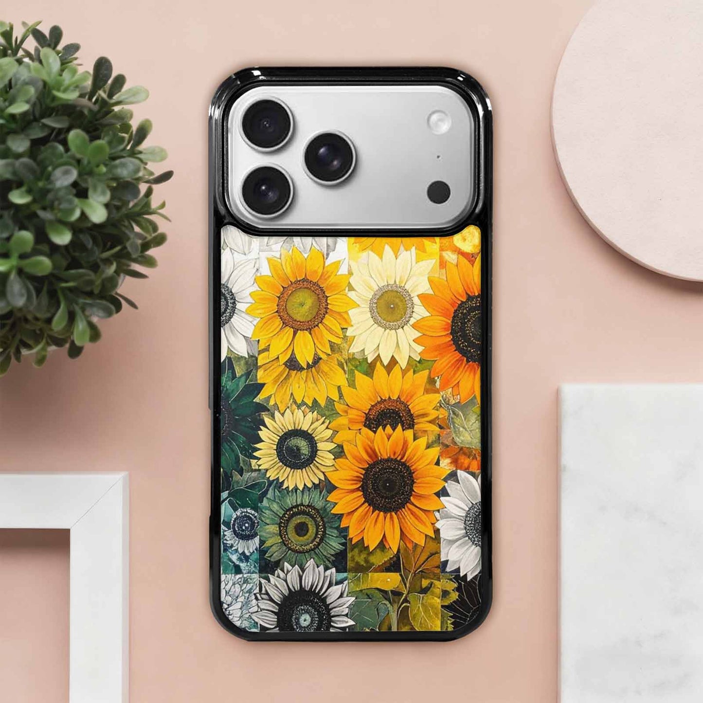 iPhone 17 Pro Max Case — Blend Melt Them Together Floral, Personalized Phone Case