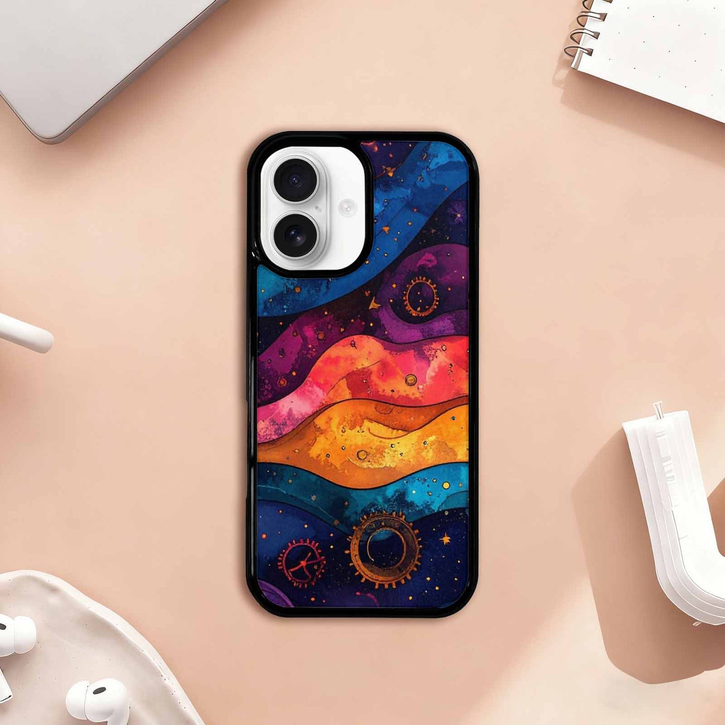 iPhone 17 Case — Steampunk Galaxy Space, Customized Protective Case