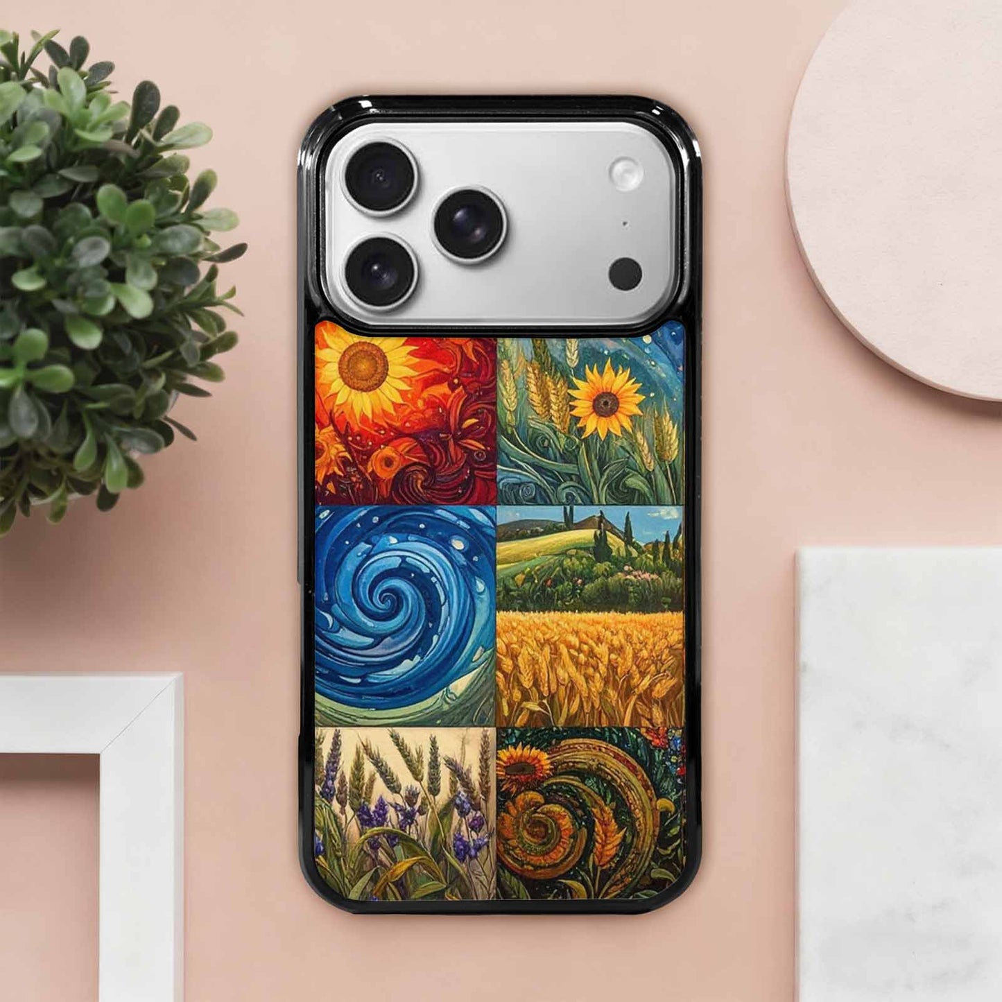 iPhone 17 Pro Max Case — Small Van Gogh Style Galaxy Space, Original Design Phone Case