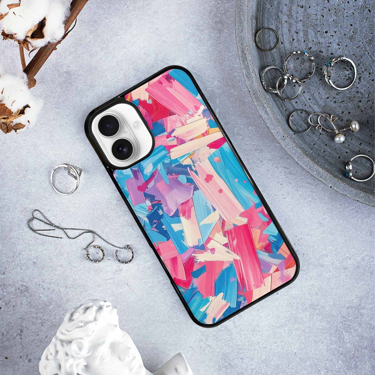 iPhone 16 Plus Case — Transgender Pride Flag Trans Pride Flag, Custom Made Phone Cover