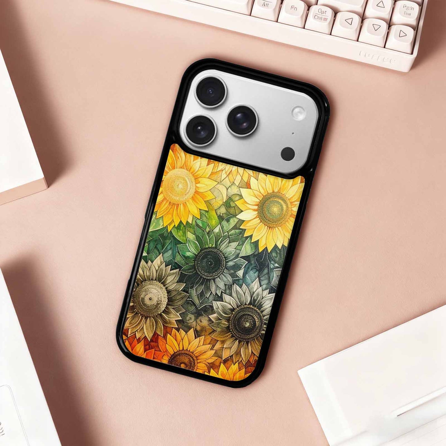 iPhone 17 Pro Case — Blend Melt Them Together Small Floral, Custom Designed Case Cover