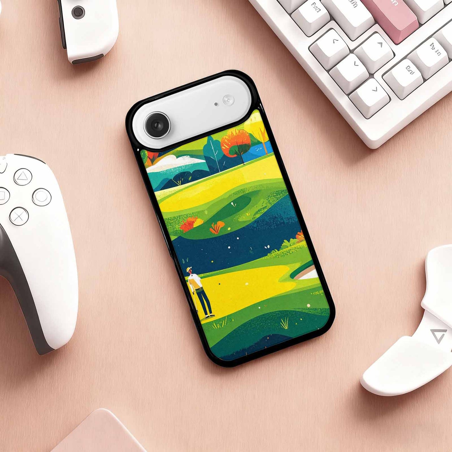 iPhone 17 Air Case — Golf Cartoon Art Pattern Cartoon Cute, Custom Phone Case