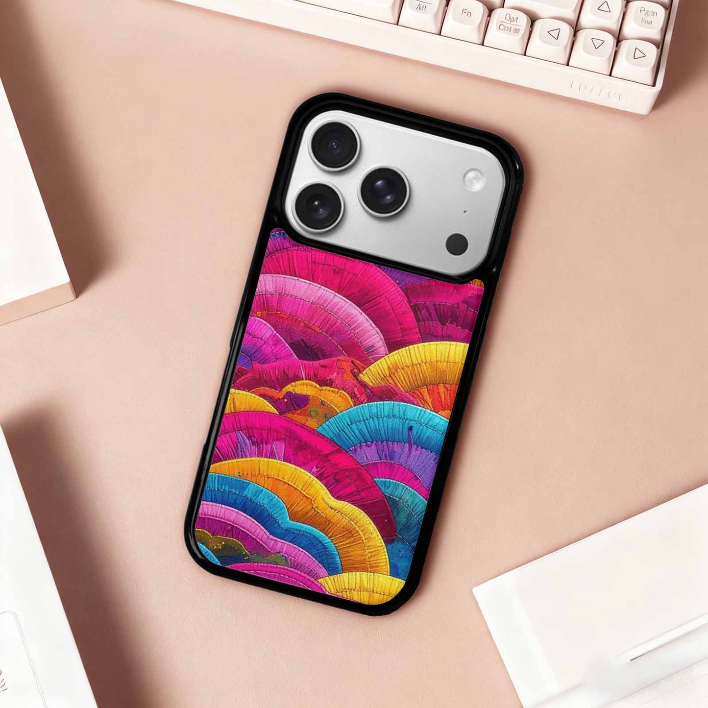 iPhone 17 Pro Case — Vivid Camo Pansexual Pride Camo, Custom Made Phone Cover