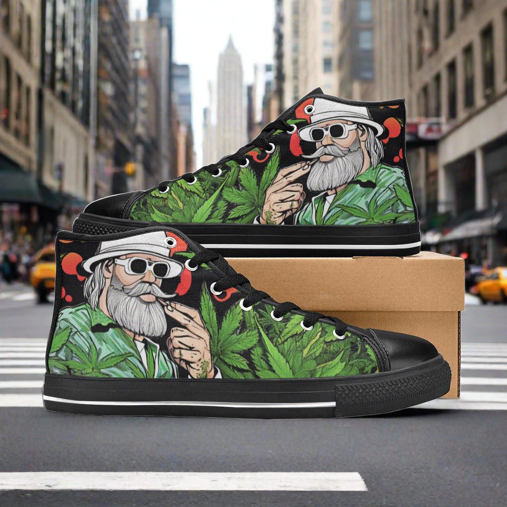 Forest Ancient Deep Green Woodland Bold Art - Freaky Shoes