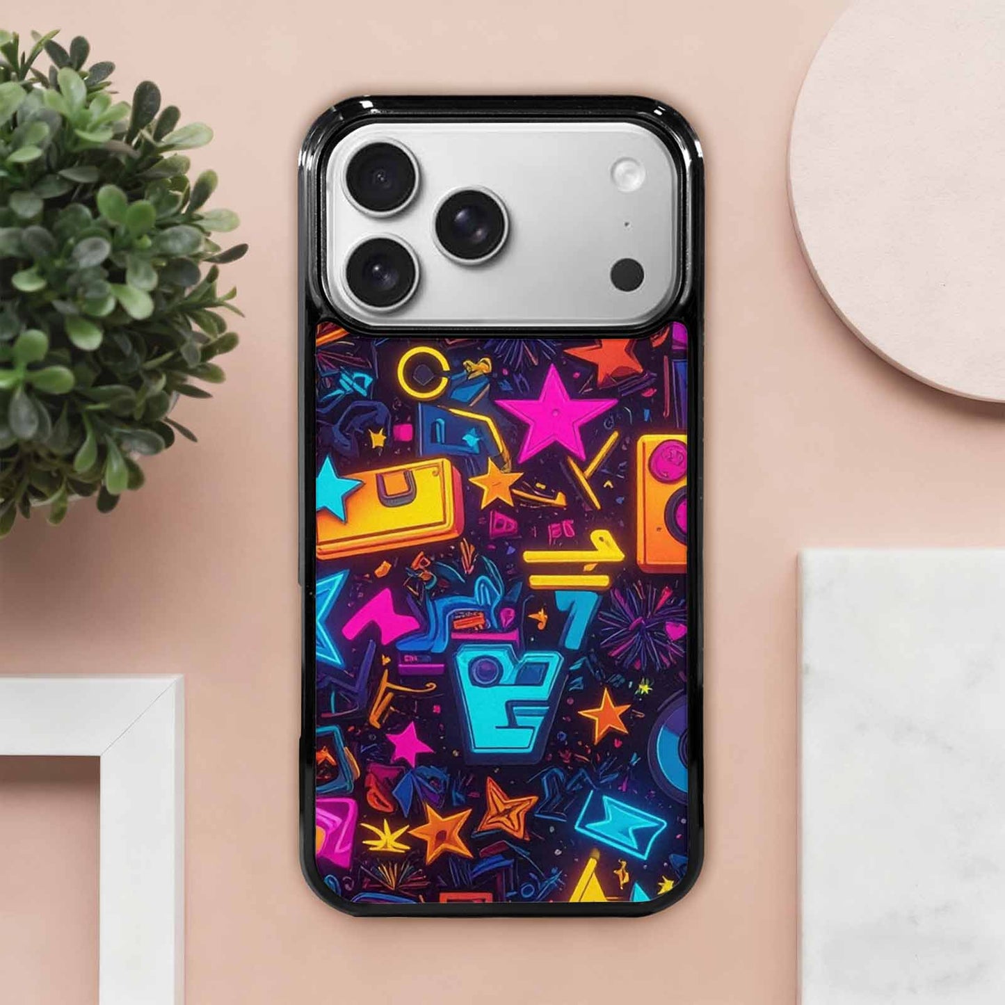 iPhone 17 Pro Max Case — Retro Motif Retro Motifs Retro Vintage, Original Design Phone Case