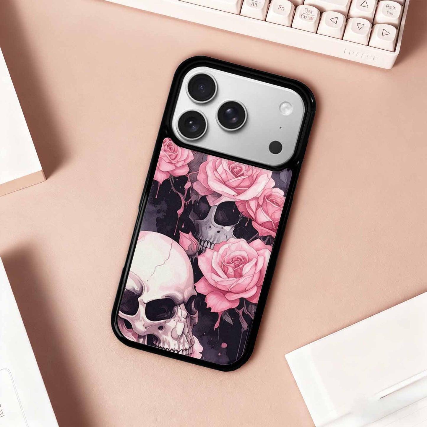 iPhone 17 Pro Case — Skull Dark Art Gothic Print Gothic, Original Design Phone Case