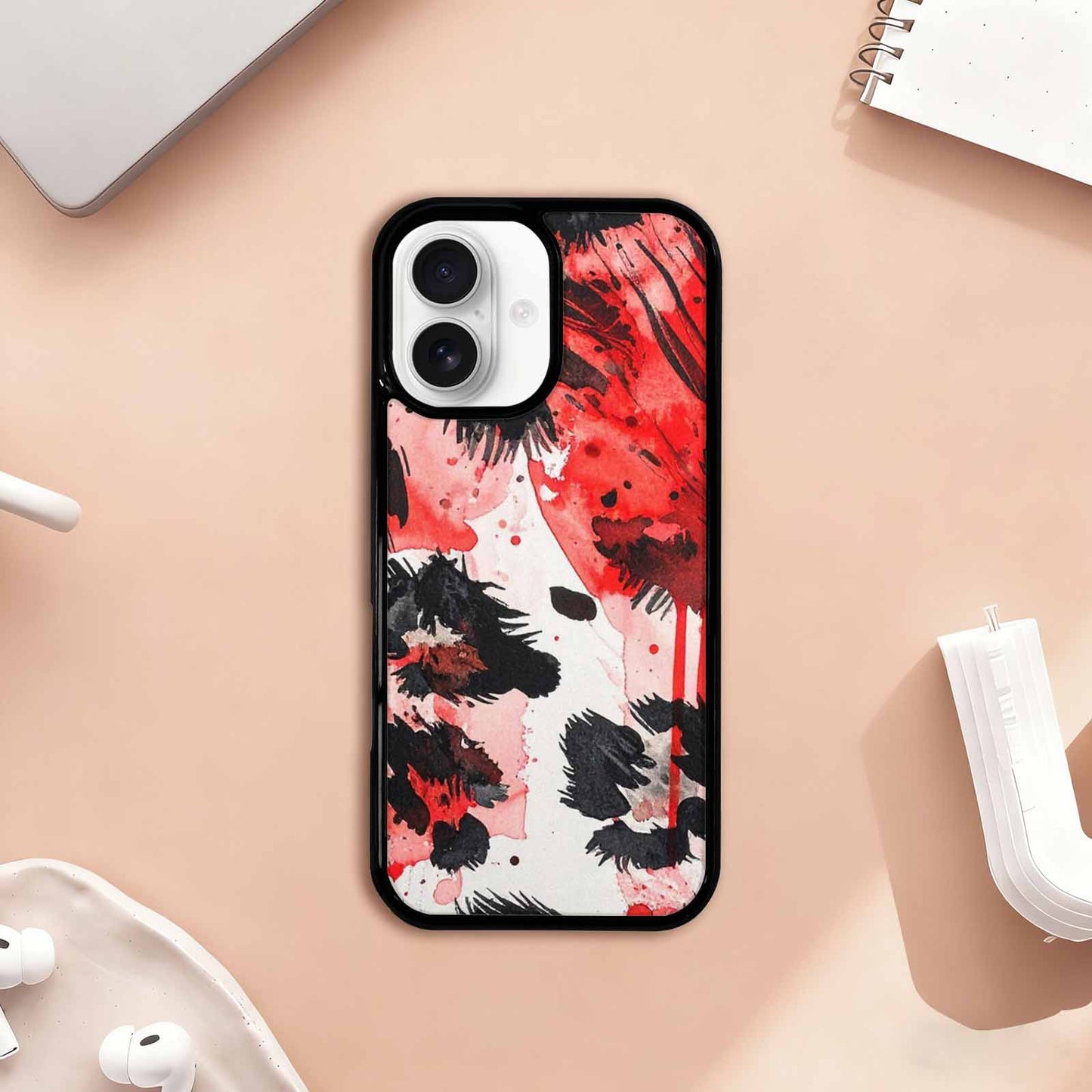 iPhone 17 Case — Animal Print (black & Animal Print, Custom Designed Case Cover