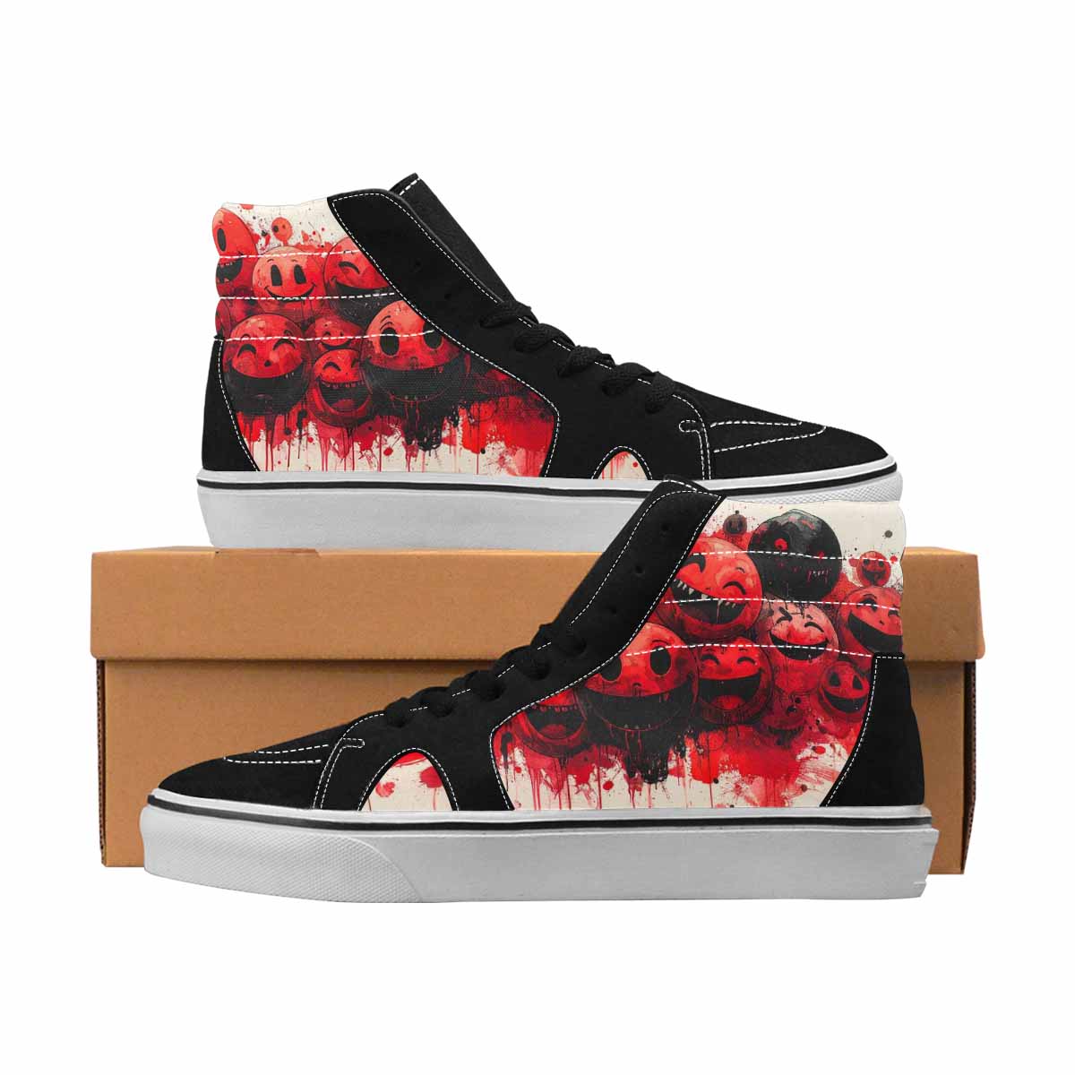 MEN'S Melting Moon Smiley Red I 8 Ferion