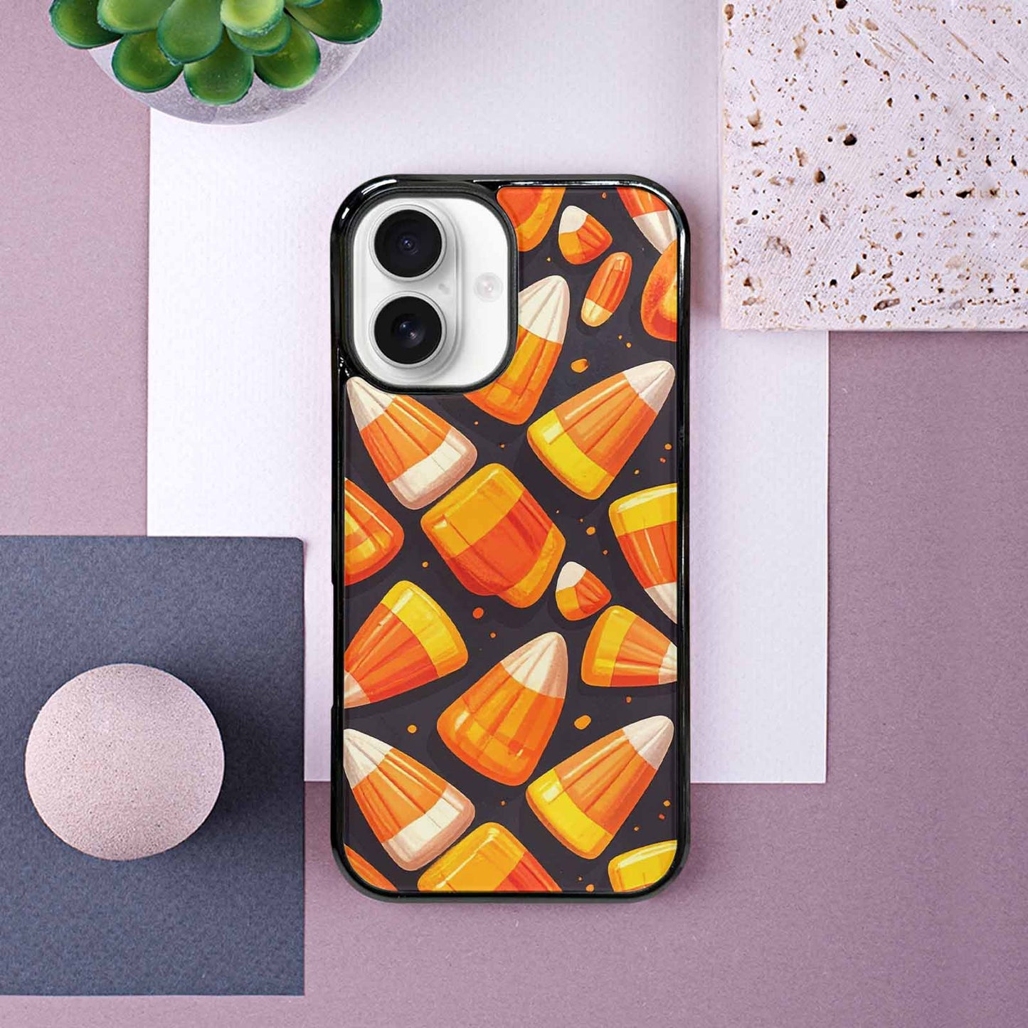 iPhone 16 Case — Halloween Art Print Edge To Edge, Custom Phone Case