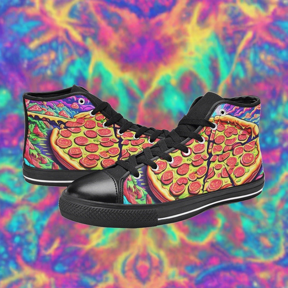 Dragon Navy Indigo Vivid MEN Bold Art - Freaky Shoes | Custom Art Sneakers